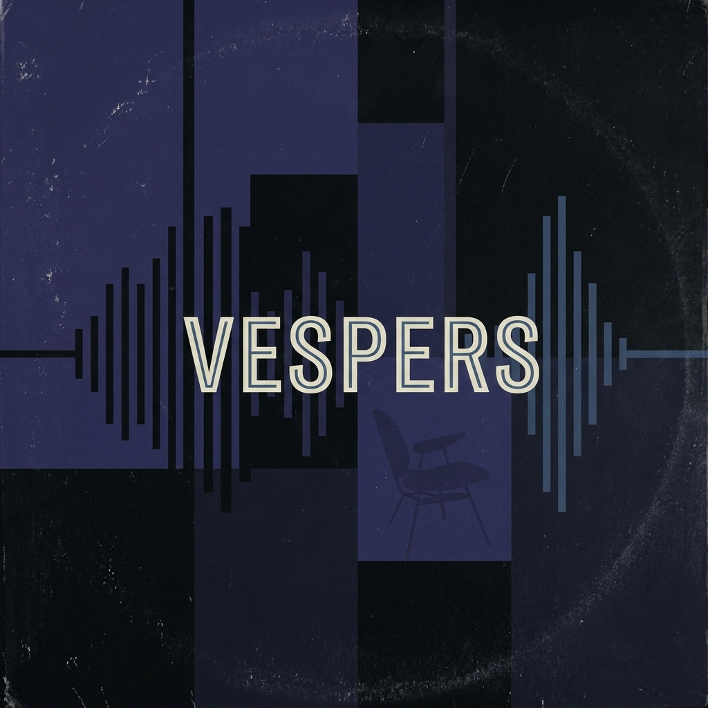 Vespers — a chair and a waveform in Blue Note blues